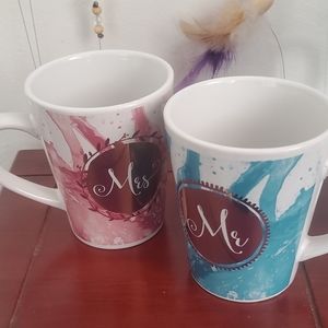 Mr&Mrs Wedding Coffee Mugs